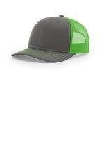 Richardson Trucker Cap 112 Charcoal/ Neon Green
