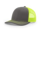 Richardson Trucker Cap 112 Charcoal/ Neon Yellow