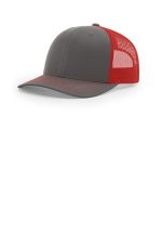 Richardson Trucker Cap 112 Charcoal/ Red