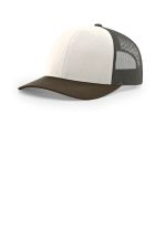 Richardson Trucker Cap 112 Cream/ Grey Brown/ Brown