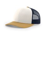 Richardson Trucker Cap 112 Cream/ Navy/ Amber Gold