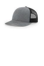 Richardson Trucker Cap 112 Heather Grey/ Black