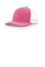 Richardson Trucker Cap 112 Hot Pink/ White