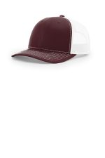Richardson Trucker Cap 112 Maroon/ White