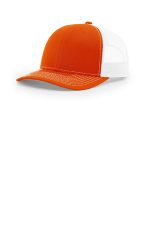 Richardson Trucker Cap 112 Orange/ White