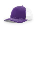 Richardson Trucker Cap 112 Purple/ White