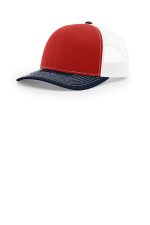 Richardson Trucker Cap 112 Red/ White/ Navy
