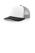 Richardson Trucker Cap 112 White/ Aluminum/ Black