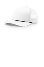 Richardson Five-Panel with Rope 112FPR White/ Navy
