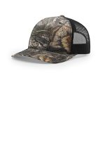 Richardson Printed Five-Panel Trucker 112PFP Mossy Oak Country DNA/ Black