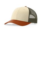 Richardson Low Pro Trucker 115 Cream/ Loden/ Dark Orange