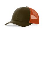 Richardson Low Pro Trucker 115 Dark Loden/ Jaffa Orange