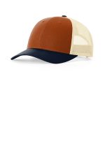 Richardson Low Pro Trucker 115 Dark Orange/ Birch/ Patriot Blue