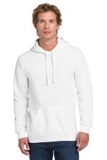 COMFORT COLORS Ring Spun Hooded Sweatshirt. 1567 White