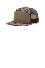 Richardson Printed 7-Panel Trucker 168P Bark Duck Camo/ Brown