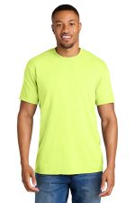 COMFORT COLORS Heavyweight Ring Spun Tee. 1717 Neon Lemon