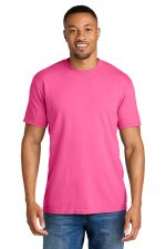 COMFORT COLORS Heavyweight Ring Spun Tee. 1717 Neon Pink