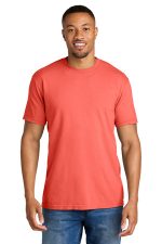 COMFORT COLORS Heavyweight Ring Spun Tee. 1717 Neon Red Orange