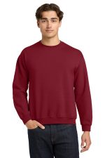 Gildan Heavy Blend Crewneck Sweatshirt. 18000 Cardinal Red