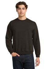 Gildan Heavy Blend Crewneck Sweatshirt. 18000 Dark Chocolate