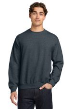Gildan Heavy Blend Crewneck Sweatshirt. 18000 Dark Heather