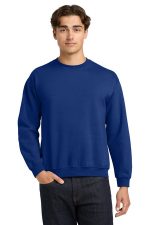 Gildan Heavy Blend Crewneck Sweatshirt. 18000 Fan Deep Royal