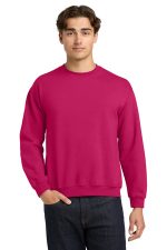 Gildan Heavy Blend Crewneck Sweatshirt. 18000 Heliconia