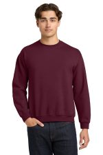 Gildan Heavy Blend Crewneck Sweatshirt. 18000 Maroon
