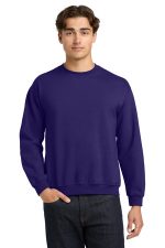 Gildan Heavy Blend Crewneck Sweatshirt. 18000 Purple