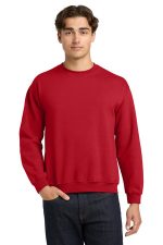 Gildan Heavy Blend Crewneck Sweatshirt. 18000 Red