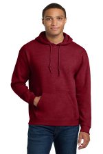 Gildan - Heavy Blend Hooded Sweatshirt. 18500 Antique Cherry Red