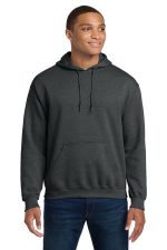 Gildan - Heavy Blend Hooded Sweatshirt. 18500 Fan Charcoal Heather