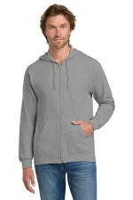 Gildan - Heavy Blend Full-Zip Hooded Sweatshirt. 18600 Sport Grey