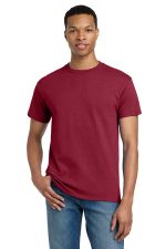 Gildan - Ultra Cotton 100% US Cotton T-Shirt. 2000 Antique Cherry Red