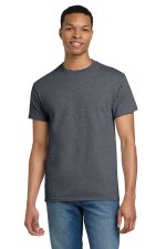Gildan - Ultra Cotton 100% US Cotton T-Shirt. 2000 Dark Heather
