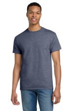 Gildan - Ultra Cotton 100% US Cotton T-Shirt. 2000 Heathered Navy