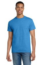 Gildan - Ultra Cotton 100% US Cotton T-Shirt. 2000 Heathered Sapphire