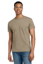 Gildan - Ultra Cotton 100% US Cotton T-Shirt. 2000 Tan