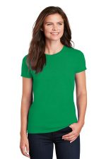Gildan Women's Ultra Cotton 100% US Cotton T-Shirt. 2000L Irish Green