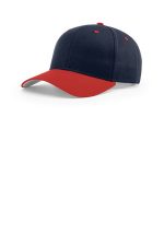 Richardson Pro Twill Snapback 212 Navy/ Navy/ Red