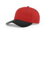 Richardson Pro Twill Snapback 212 Red/ Red/ Black