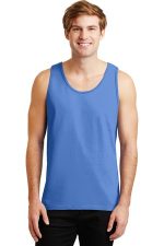Gildan - Ultra Cotton 100% US Cotton Tank Top. 2200 Carolina Blue