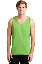 Gildan - Ultra Cotton 100% US Cotton Tank Top. 2200 Lime