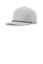 Richardson 5-Panel Classic Rope Cap 258 Light Grey/ Black