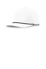 Richardson 5-Panel Classic Rope Cap 258 White/ Black