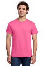 Gildan Light Cotton Tee 3000 Safety Pink