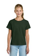 Gildan Youth Light Cotton Tee 3000B Forest Green