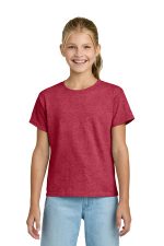 Gildan Youth Light Cotton Tee 3000B Heather Red