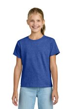 Gildan Youth Light Cotton Tee 3000B Heather Royal