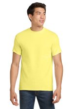 Gildan - Heavy Cotton 100% Cotton T-Shirt. 5000 Cornsilk